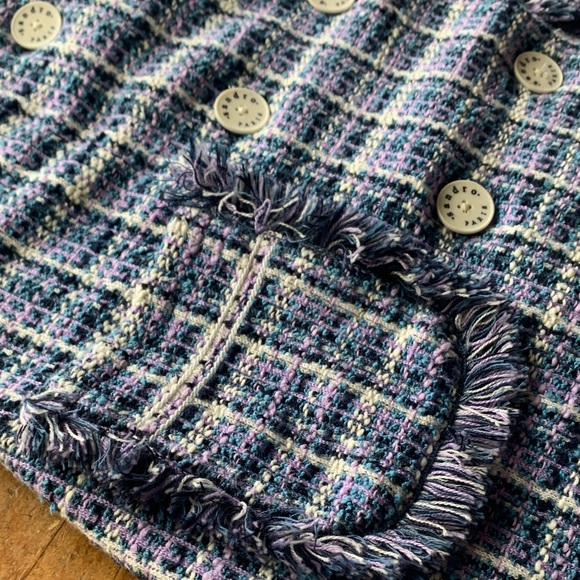 Sandro Womens Ludivine Tweed Mini Dress - Picture 7 of 16